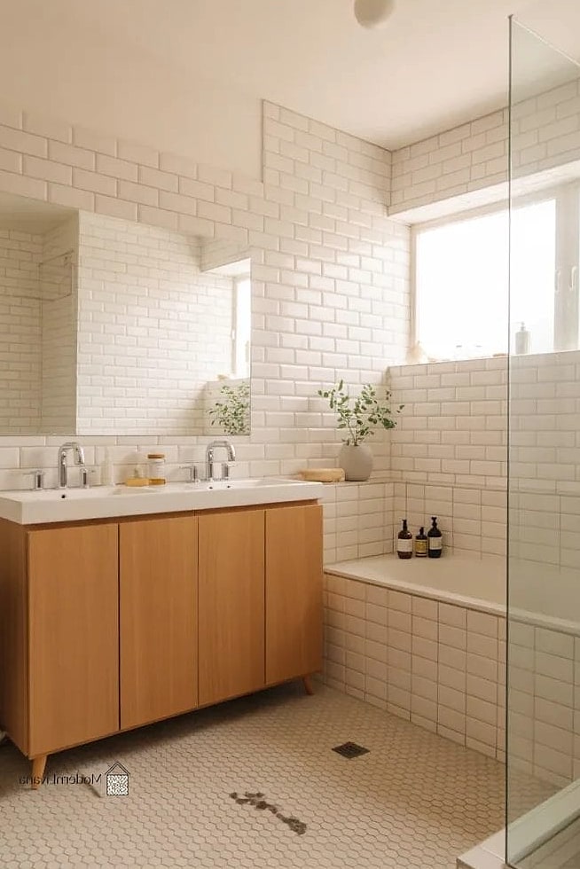 Scandinavian-Inspired Bathroom