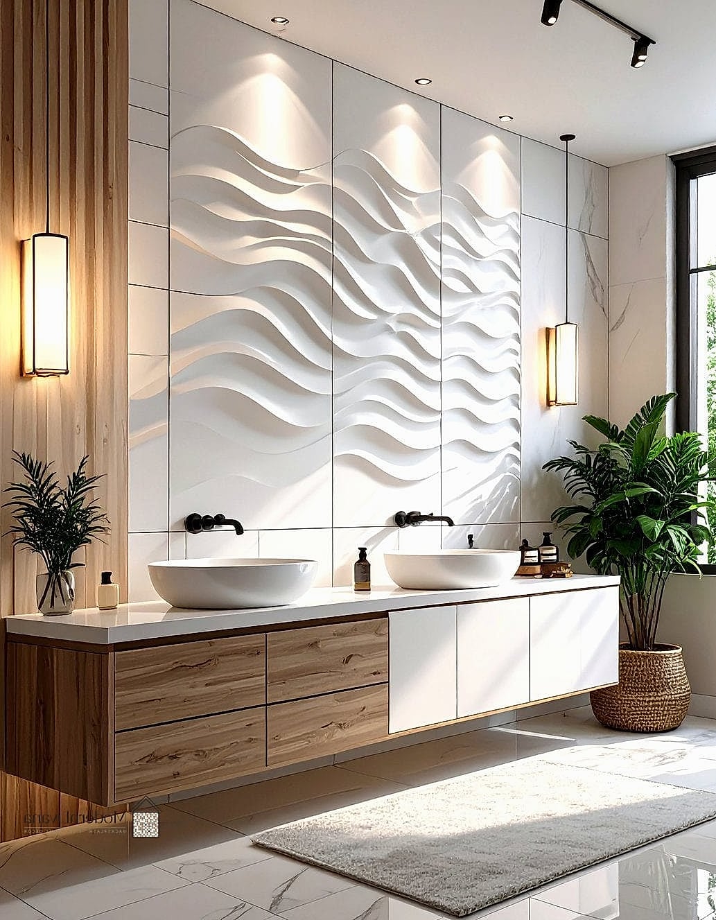 Sculptural 3D Tile