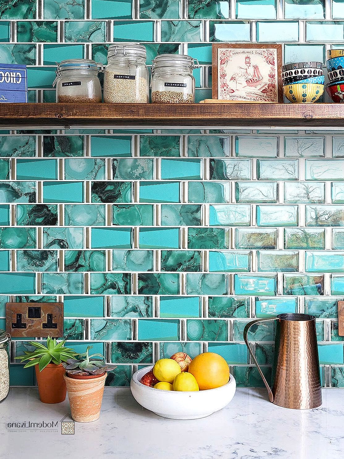 Sea Glass Green Subway Tile
