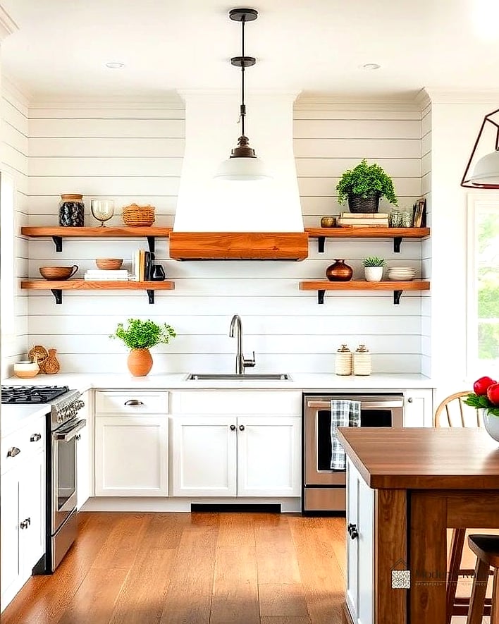 Shiplap Accent Wall