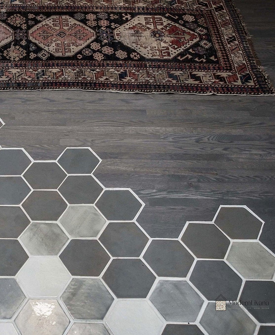 27 Silver Tile Ideas Trending on Pinterest This Year 6 Silver Hexagon Floor Tile