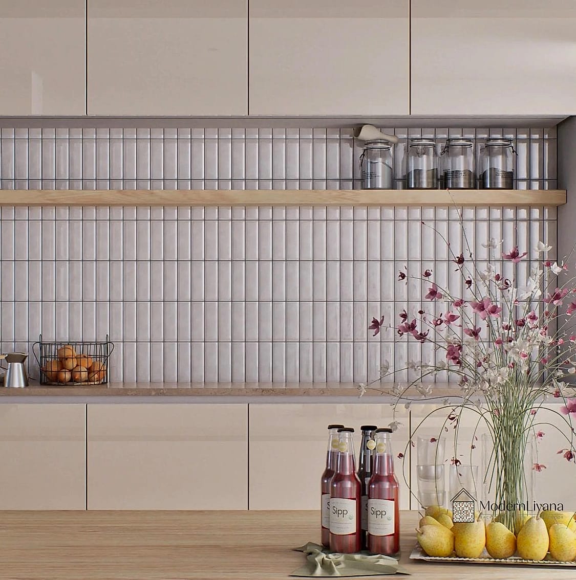 Skinny Vertical Tile for a Modern Look