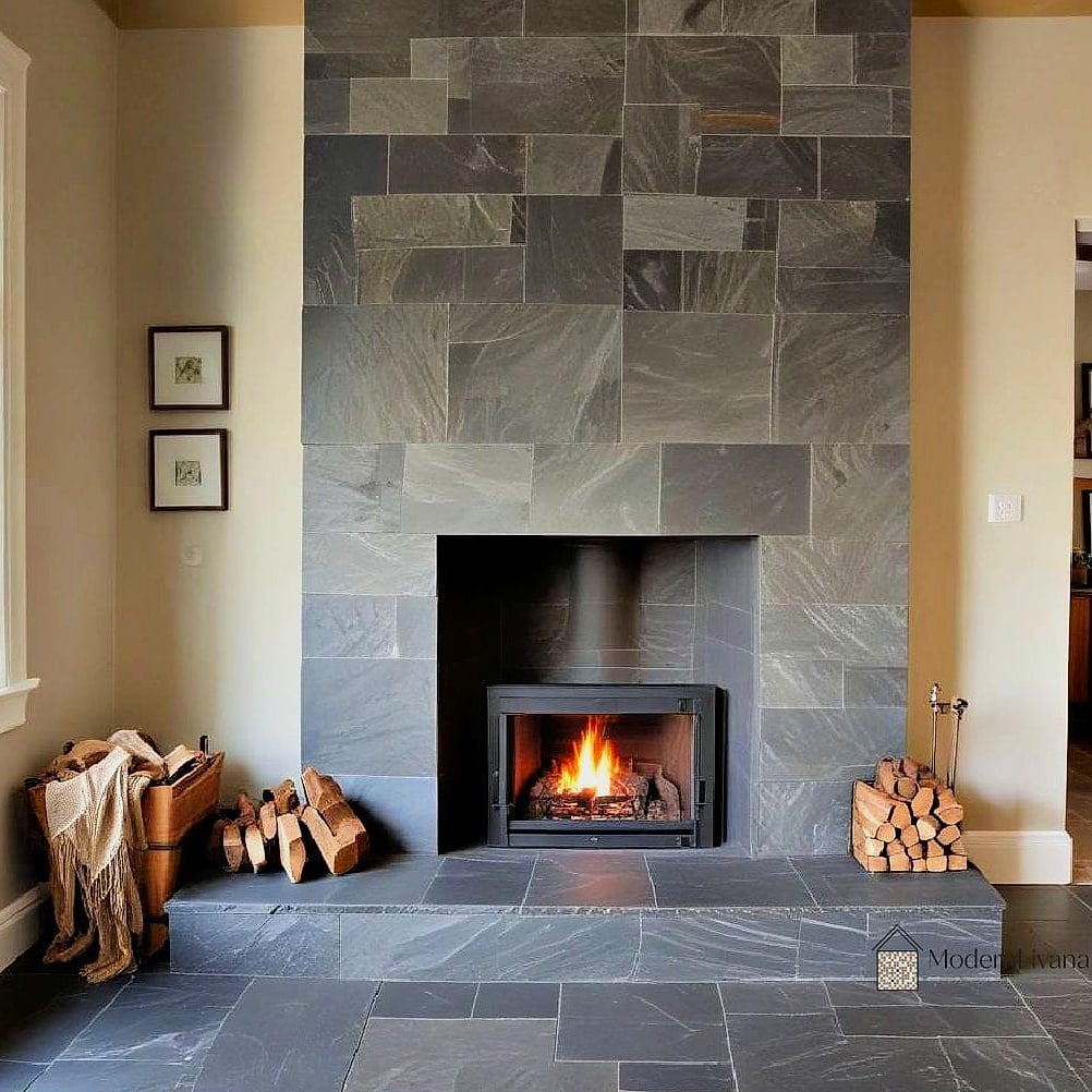 Slate Fireplace Surround