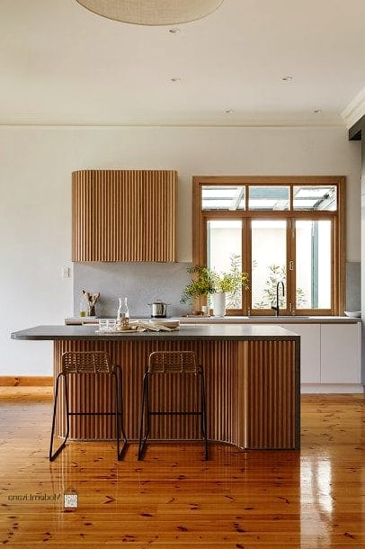 Slatted Wood Room Dividers
