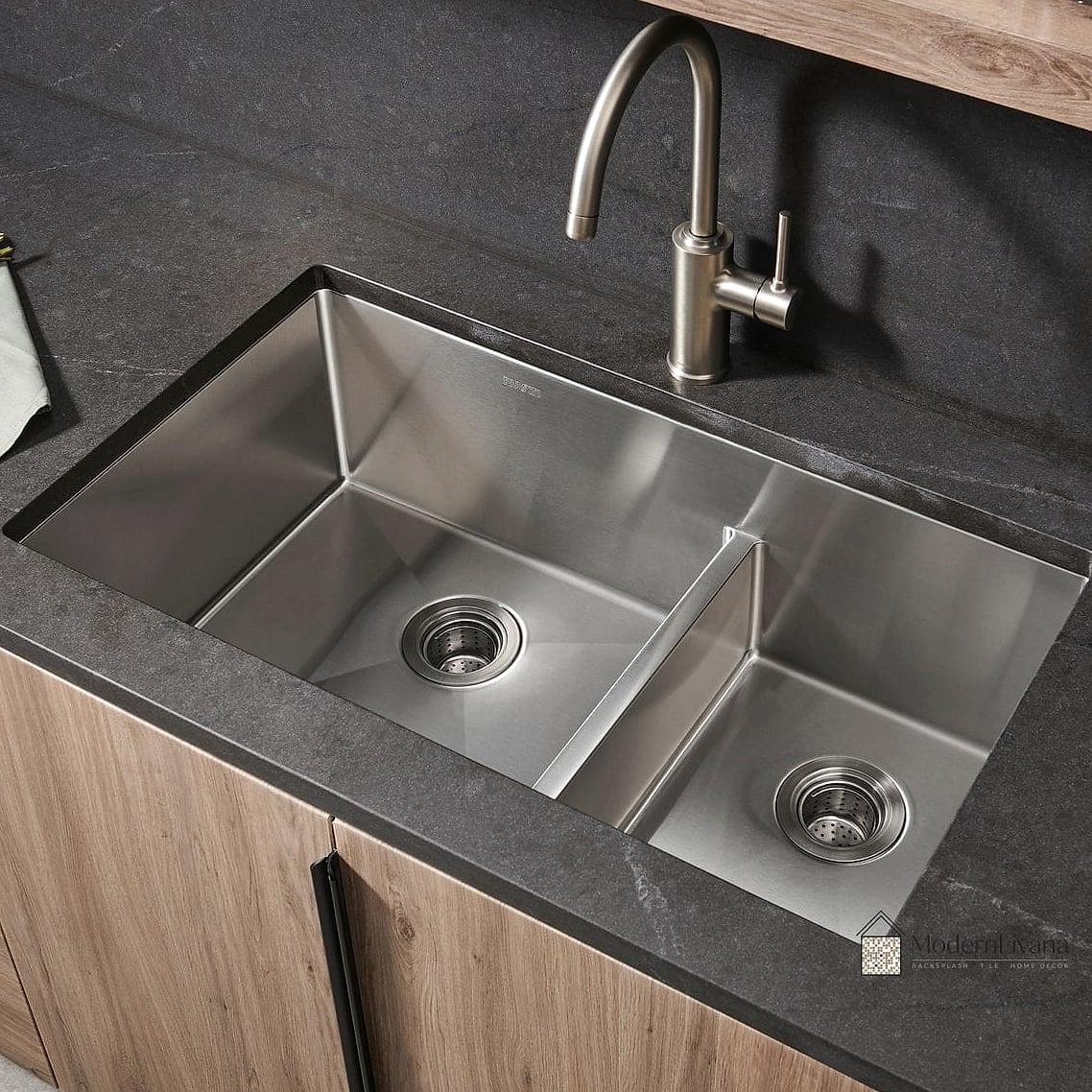26 Kitchen Sink Ideas That Will Transform Your Space 3 Sleek Stainless Steel Undermount Sink
