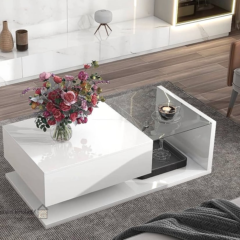 Small-Format White Glass Squares