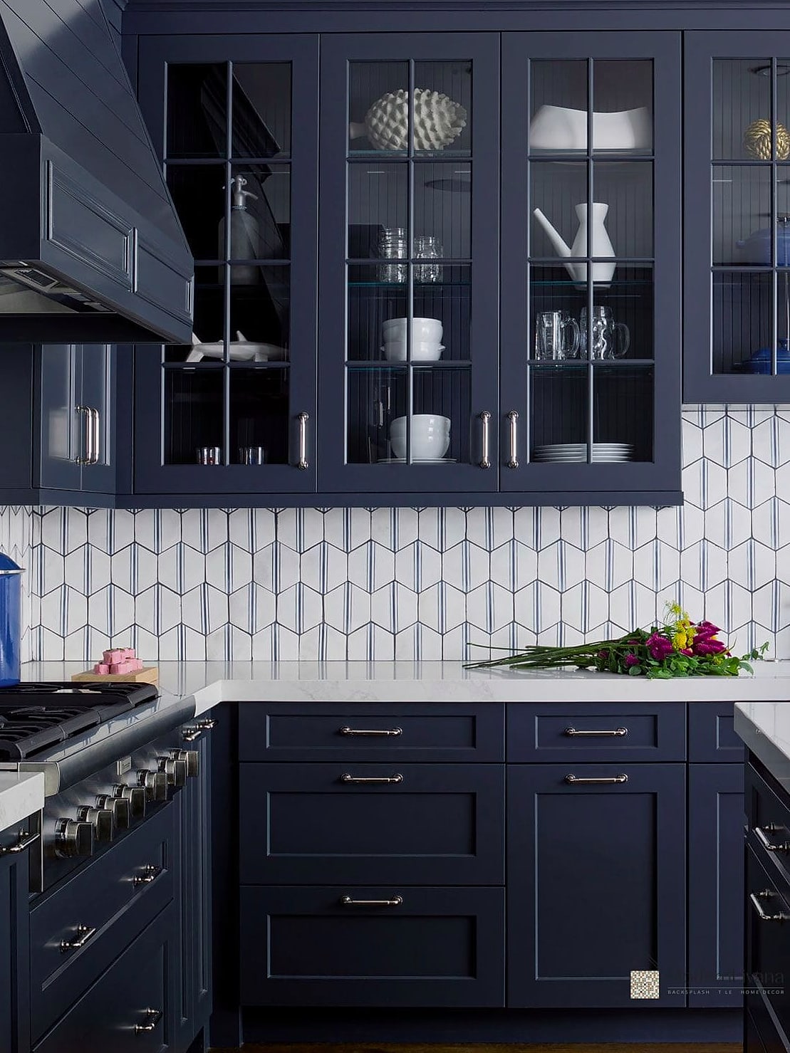 Soft Blue Handmade Ceramic Tile