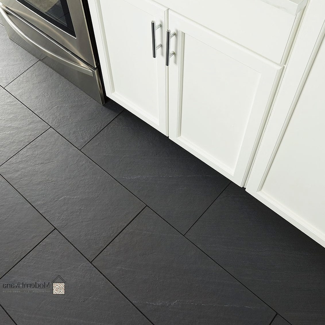 Soft Gray Slate Laundry Room