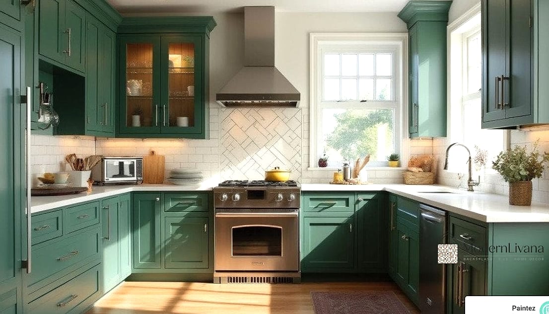 27 Inch Kitchen Ideas That Prove This Trend Is Here to Stay 14 Soft Green Cabinetry