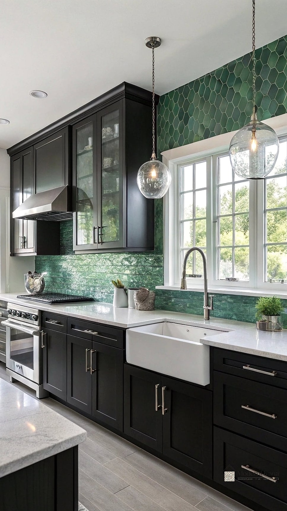 Soft Green Glass Tile