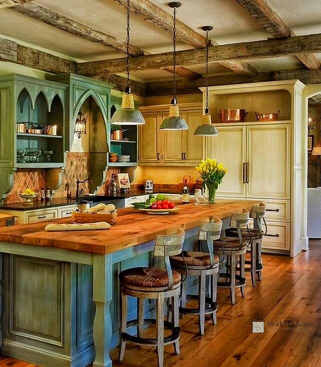 A Spacious Kitchen Island