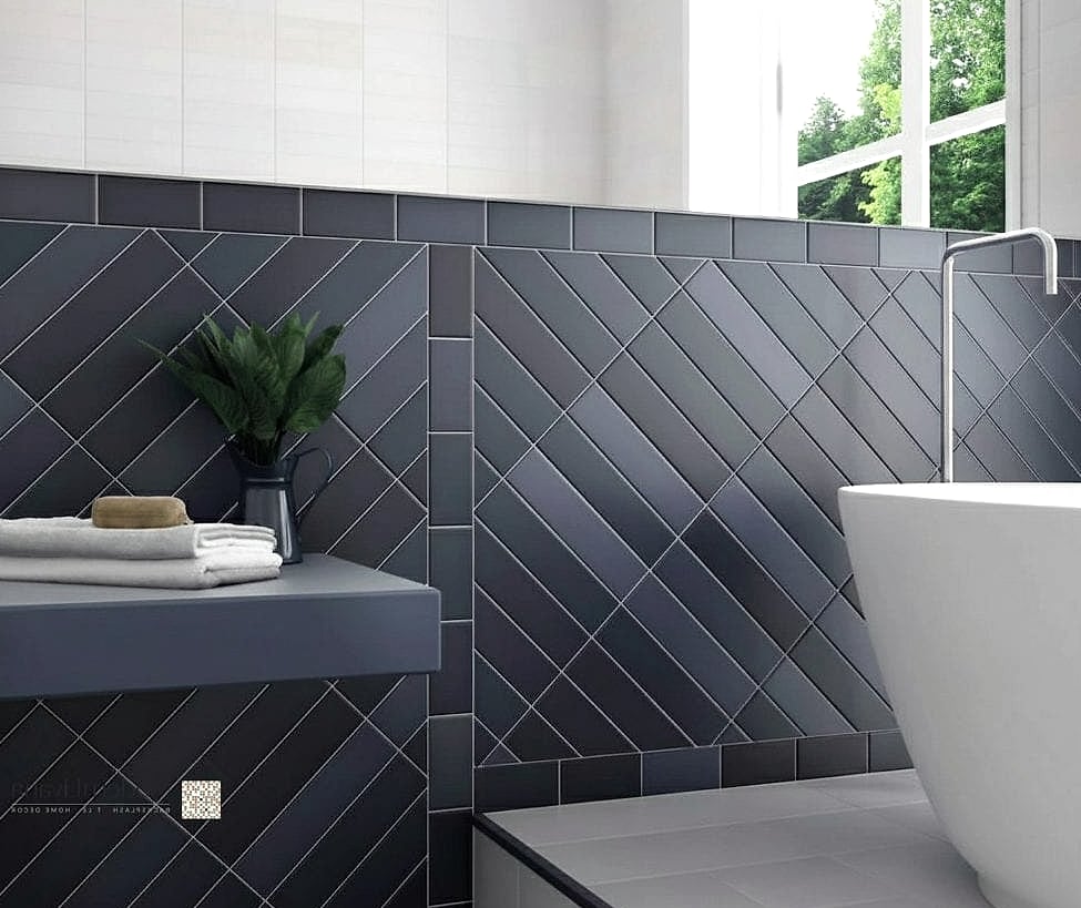 Stacked Subway Tile Layout