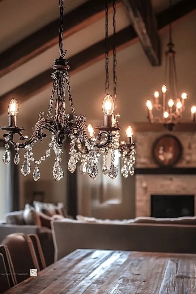 A Statement Chandelier or Lantern Fixture