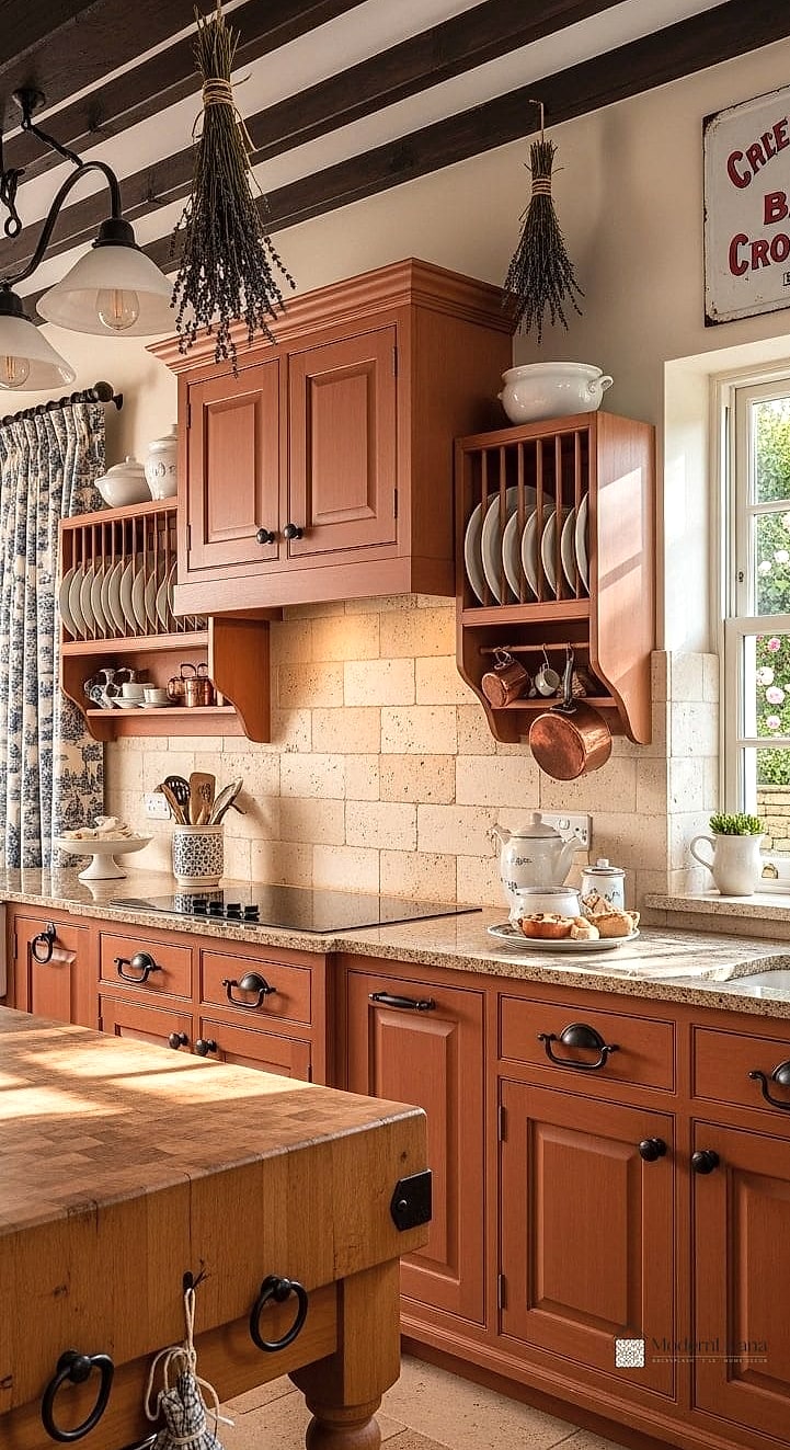 Terracotta or Handmade Tile Backsplash