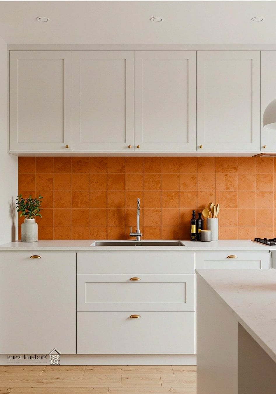 24 Terracota Backsplash Ideas to Inspire Your Next Renovation 9 Terracotta and Marble Pairing