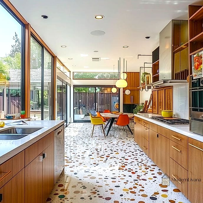 Terrazzo Backsplash Details