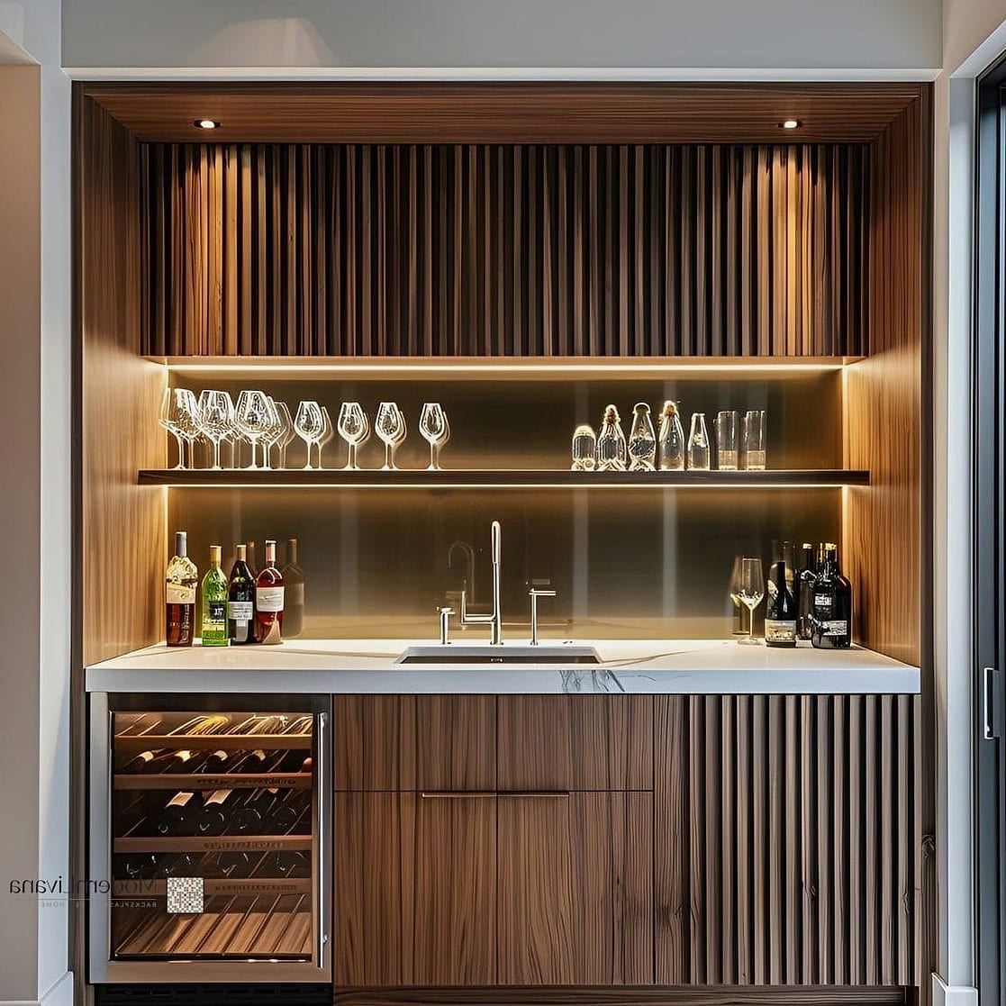 Textured Fluted Tile Panels