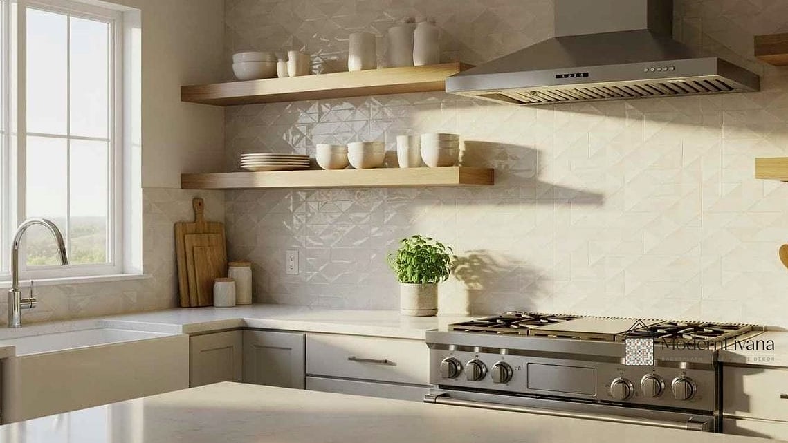 Textured Tile with Easy-Care Glaze