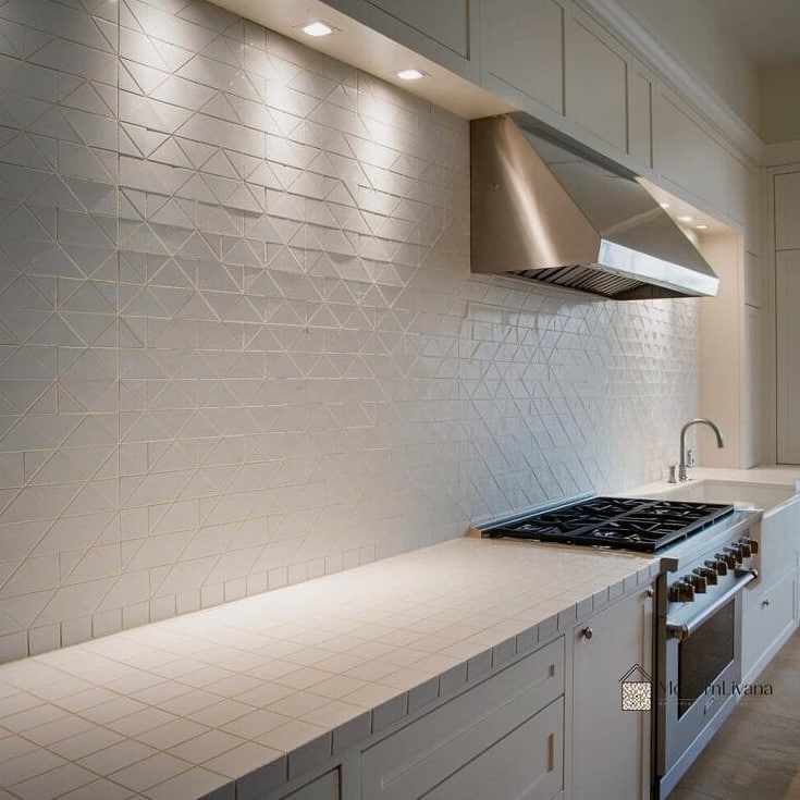 Textured White Tile