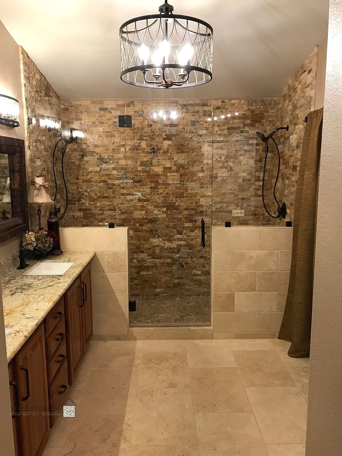 Travertine Shower Walls for a Spa-Like Bathroom