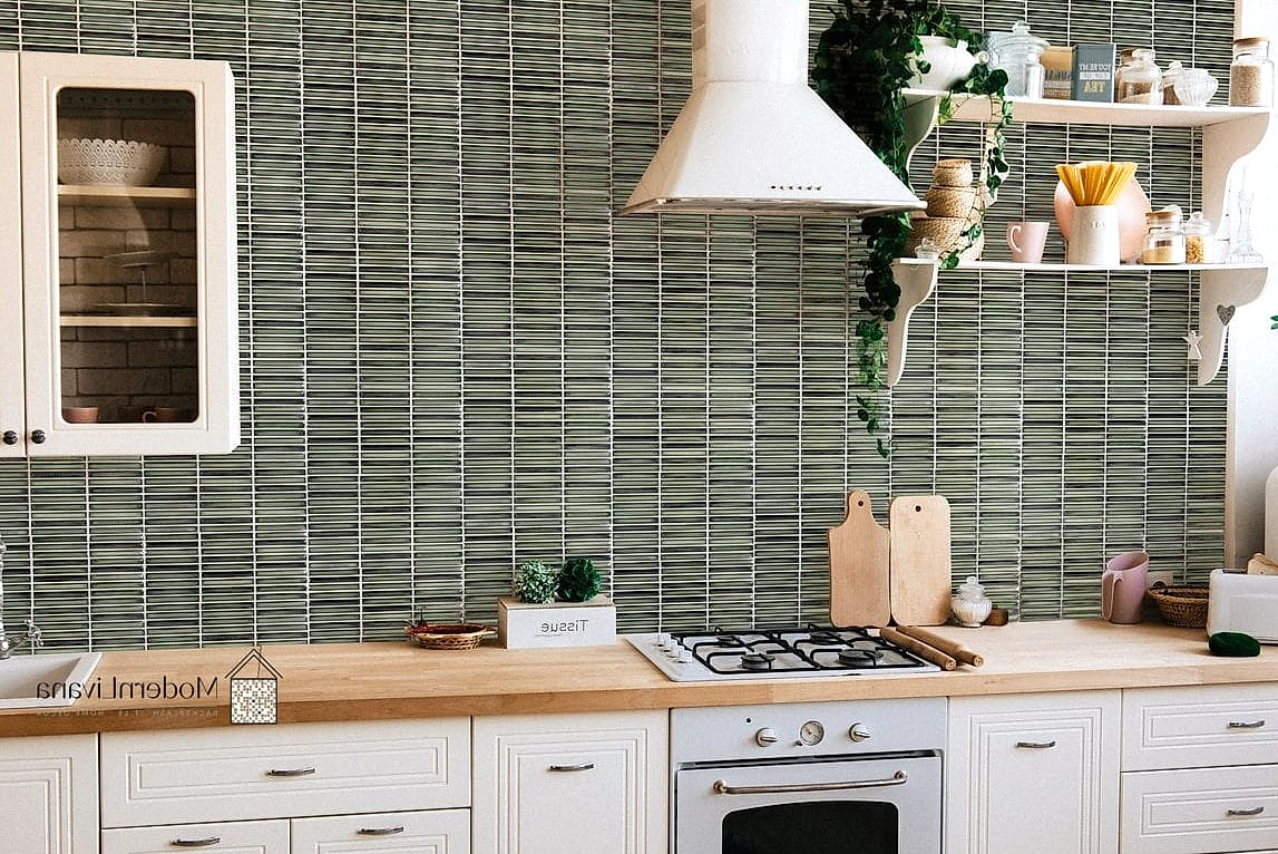 Two-Tone Kitchen Backsplash