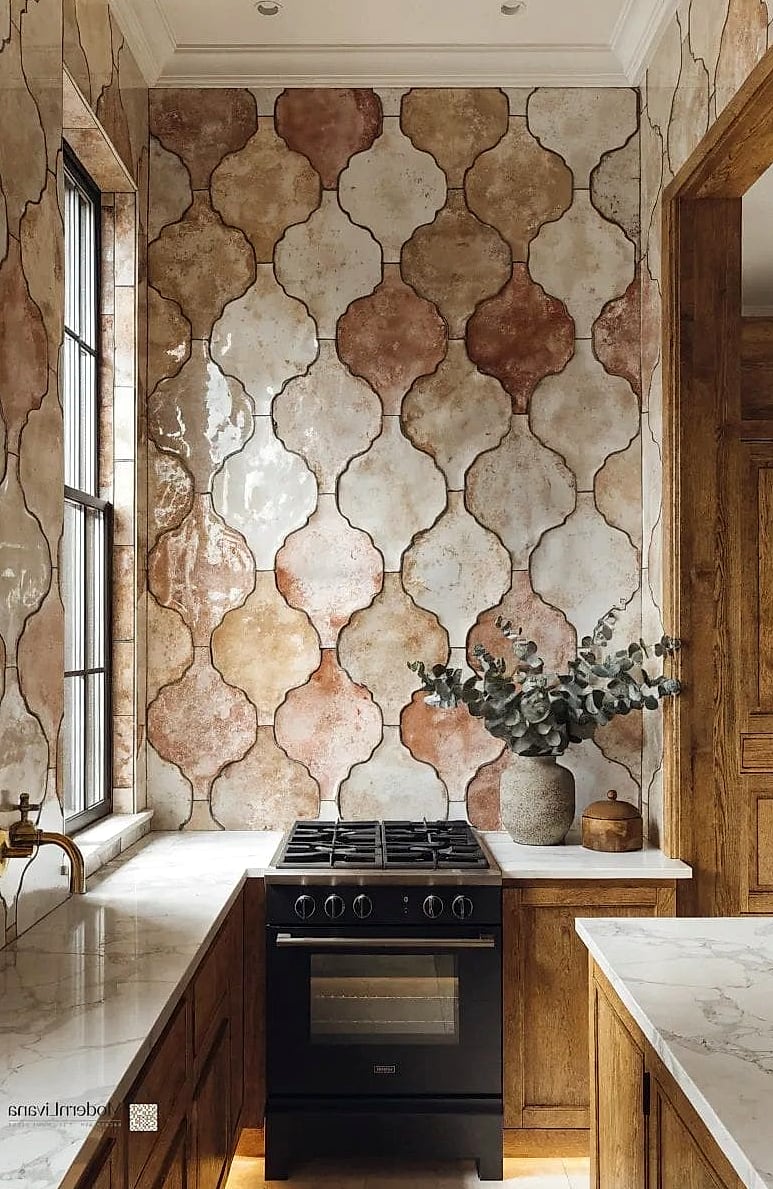 Use Zellige Tile for a Handmade Backsplash