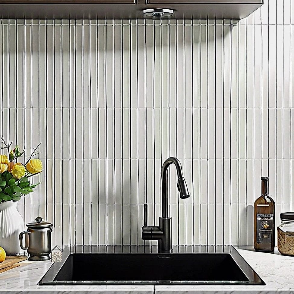 Vertical Stacked Subway Tile