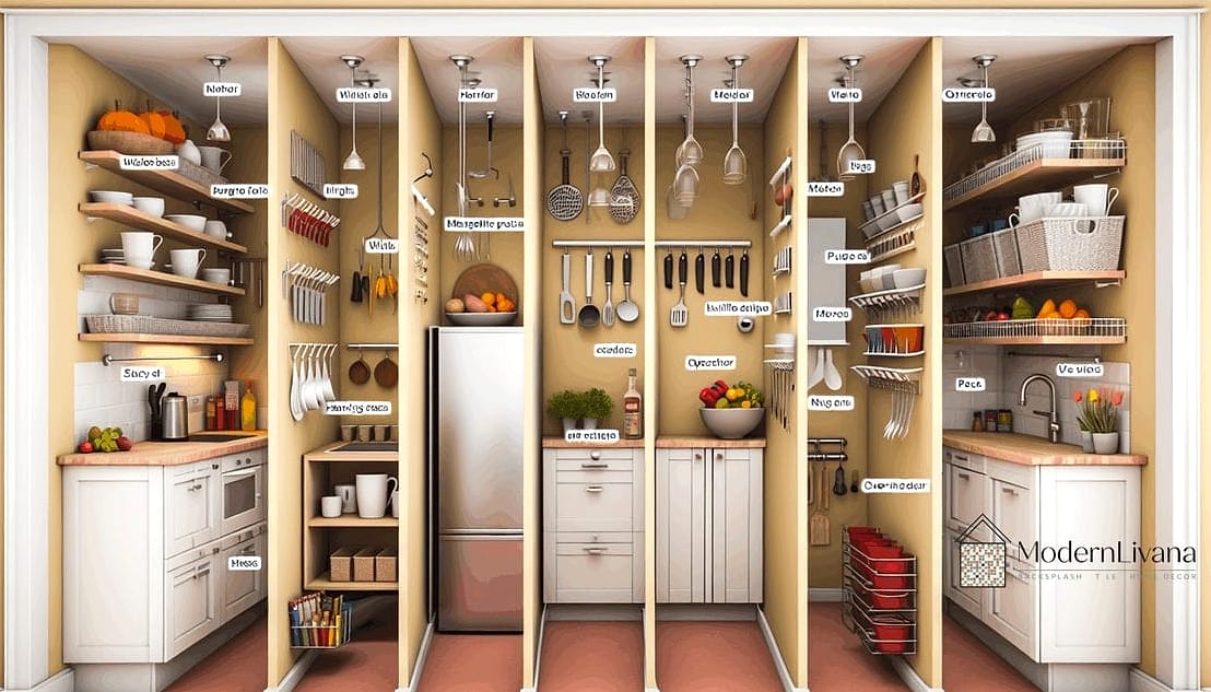 Vertical Storage on Unused Wall Space