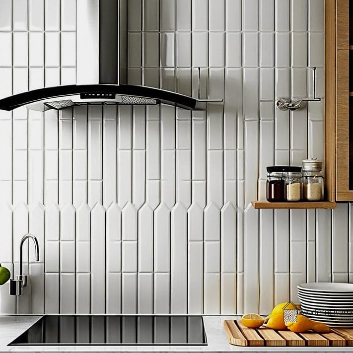 Vertical Subway Tile Layout