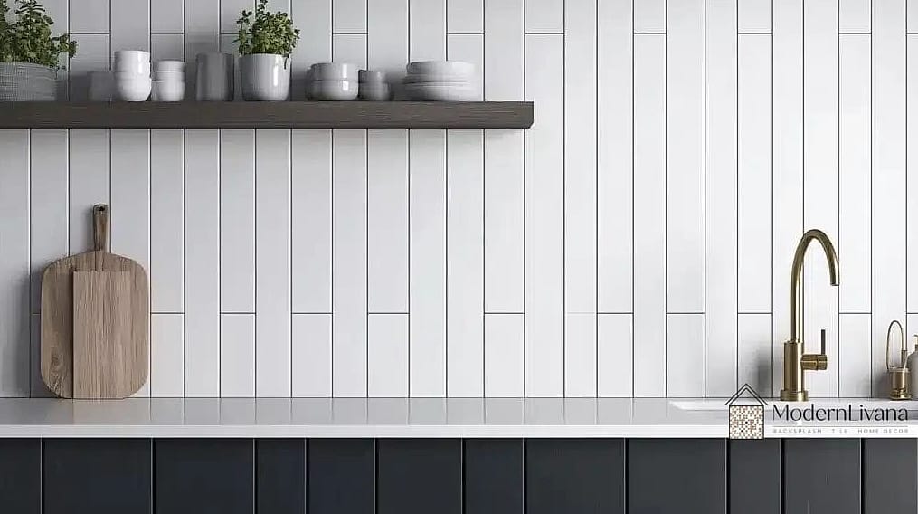 Vertical Tile with Matching Grout