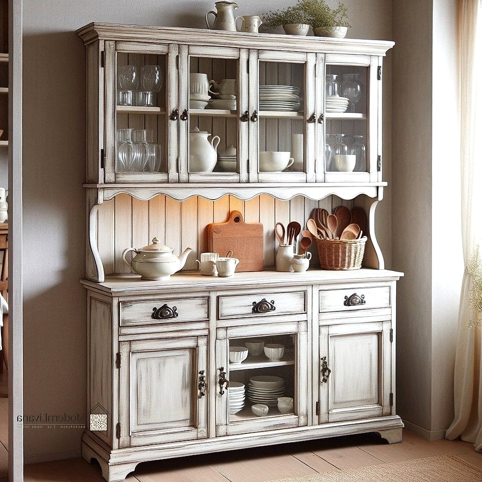 Vintage Hutch or Built-In China Cabinet