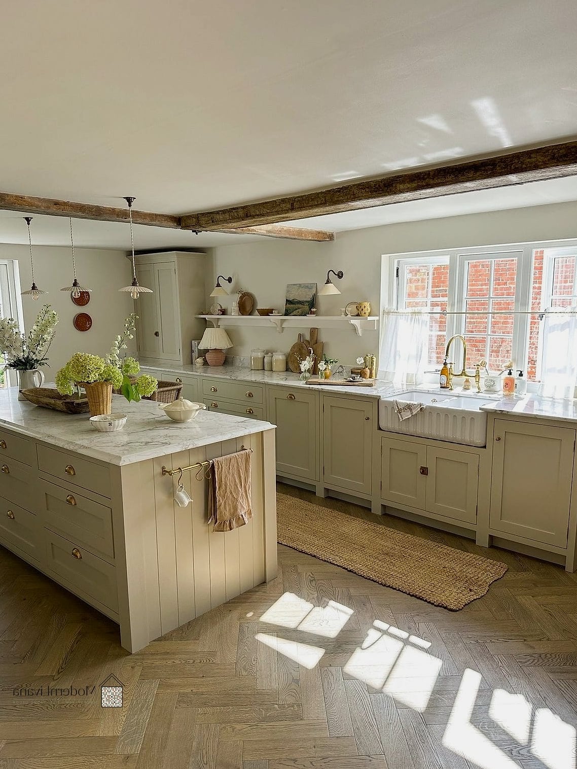 Warm Neutral Paint Palette Throughout