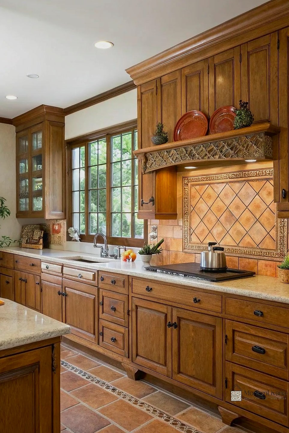 Warm Terracotta Mosaic