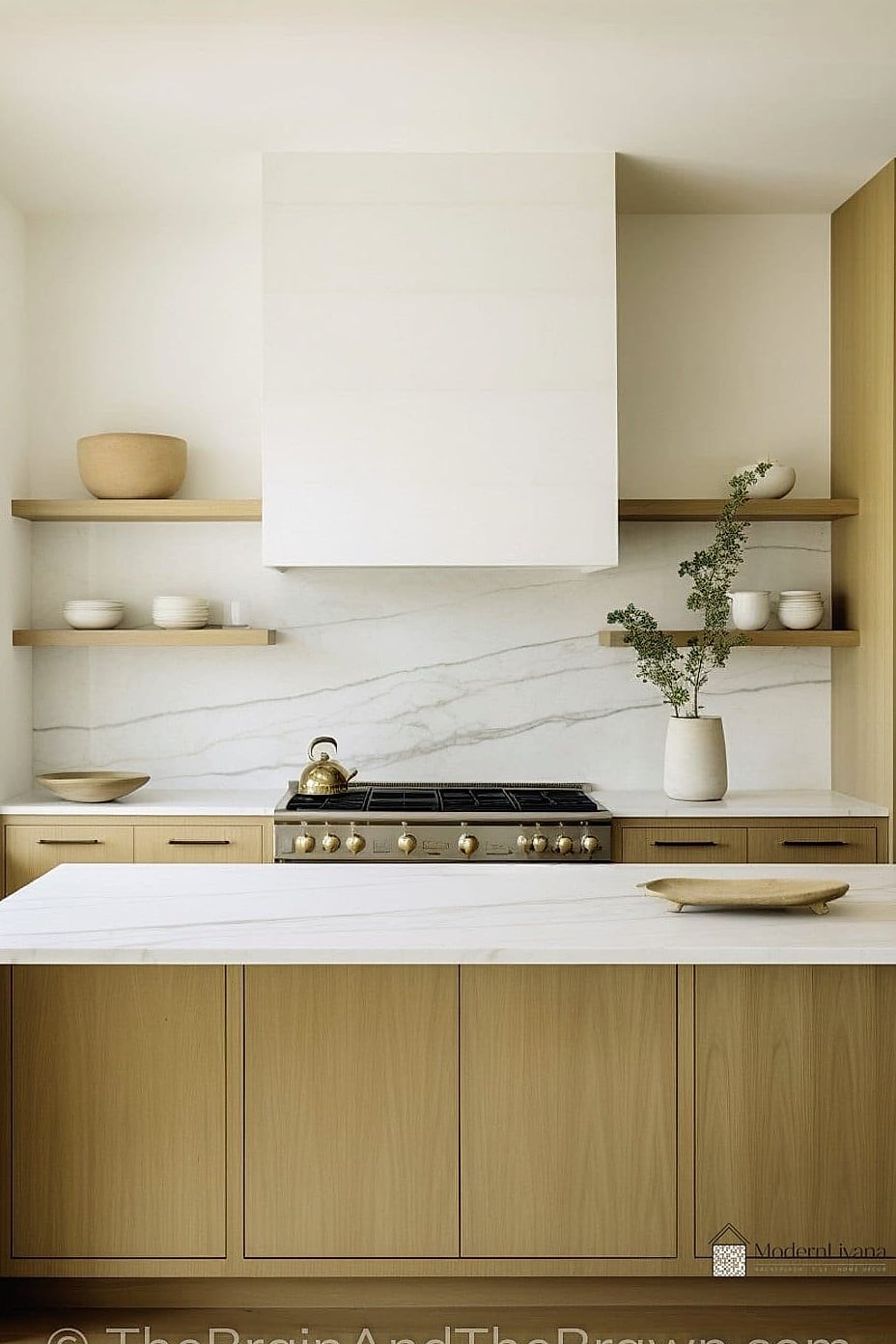 27 White Quartz Backsplash Ideas for Every Home Style and Budget 10 Warm White Quartz with Beige Undertones