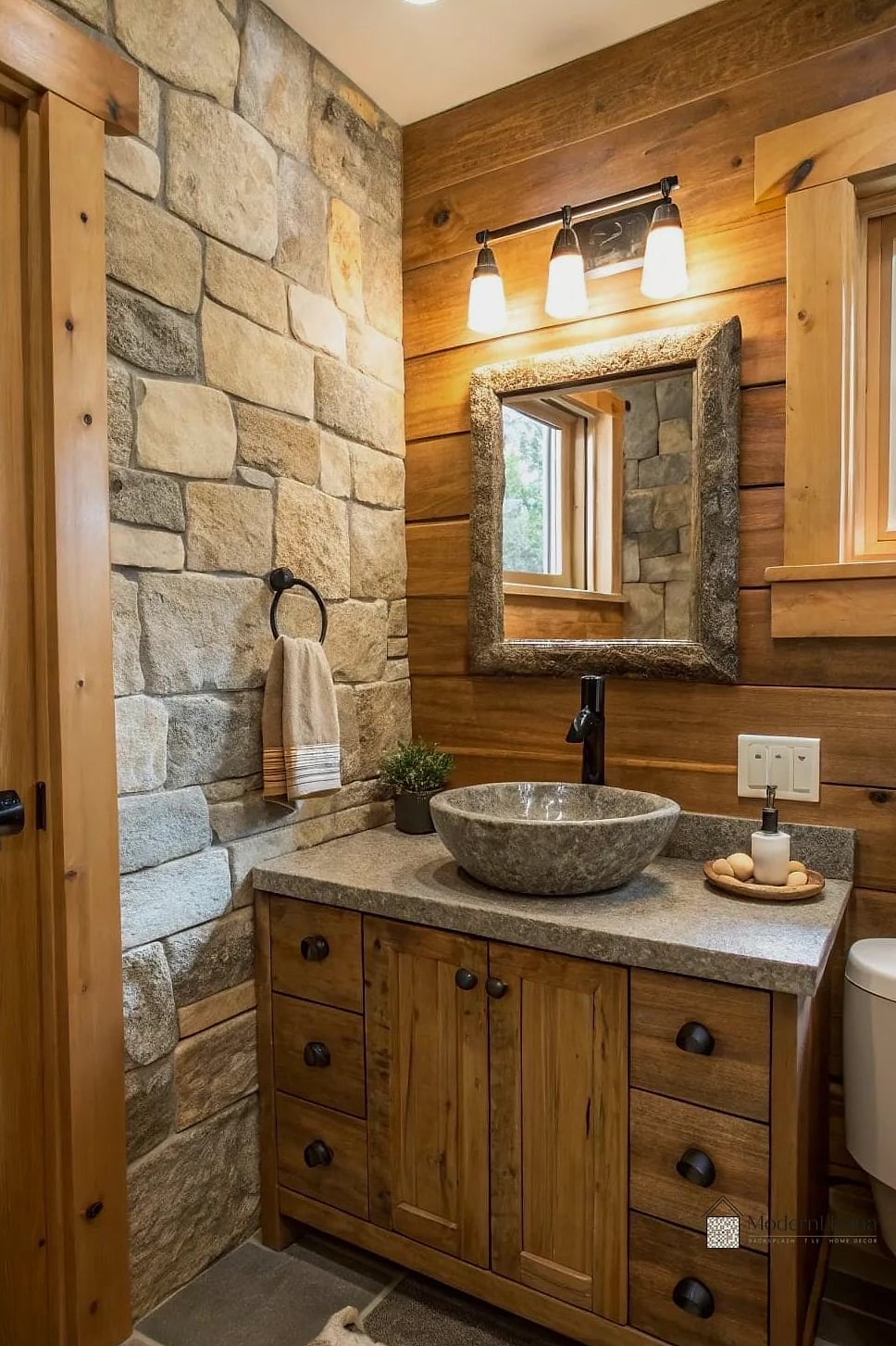 Warm Wood-Look Tile