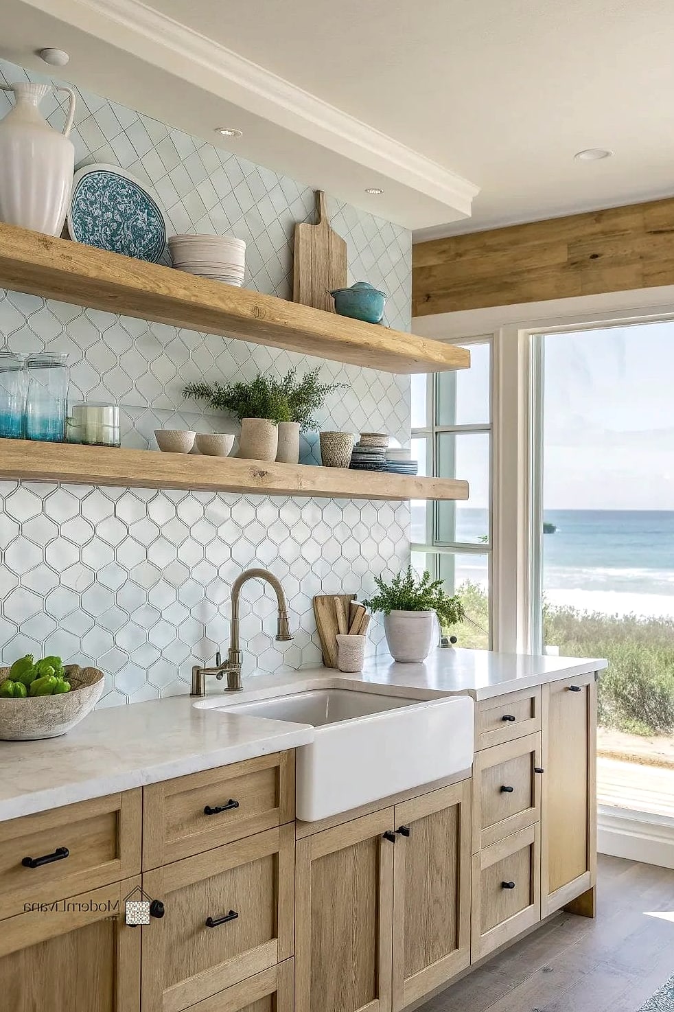 Weathered-Look Porcelain Tile