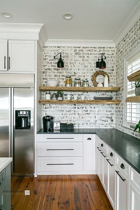 White Brick Veneer
