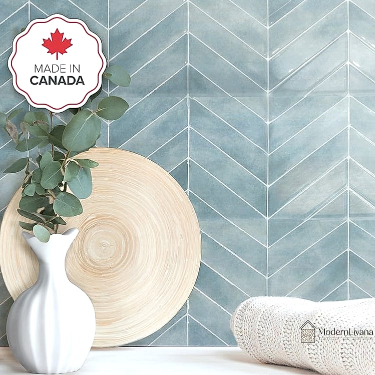22 White Chevron Backsplash Ideas That Maximize Style and Function 12 11. White Chevron Peel-and-Stick Backsplash
