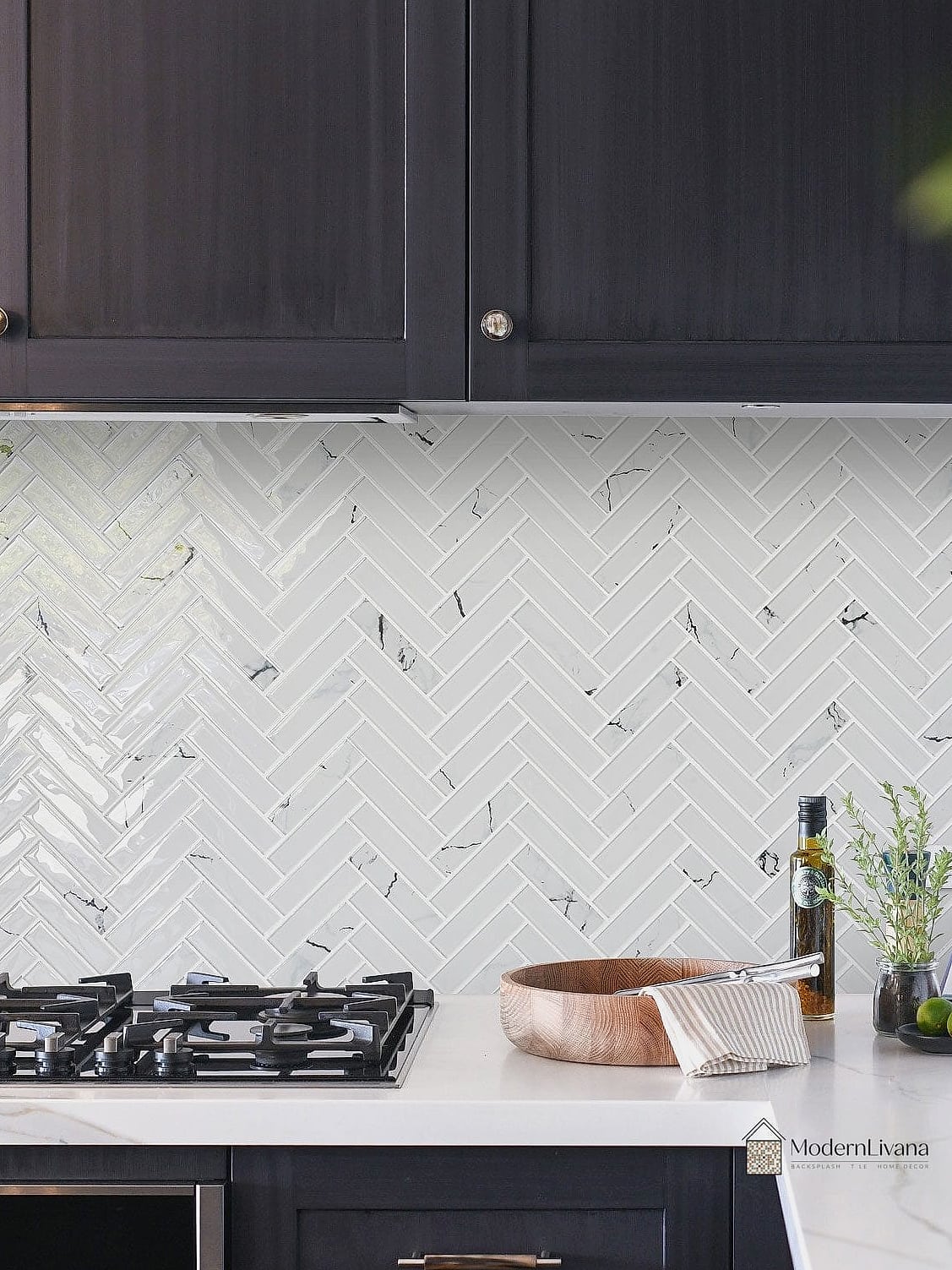 White Fish Scale Tile