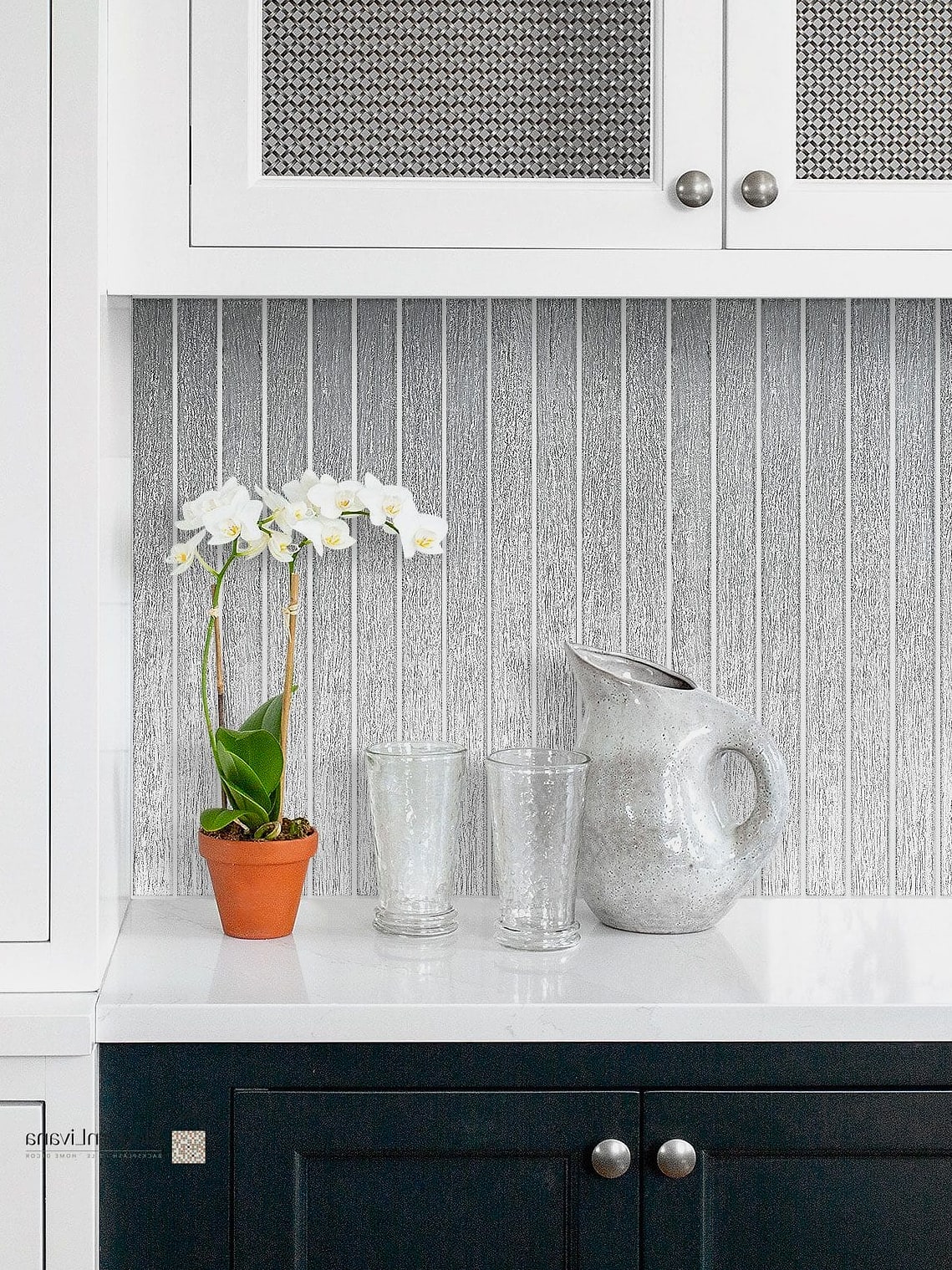 White Glass Mosaic Tile