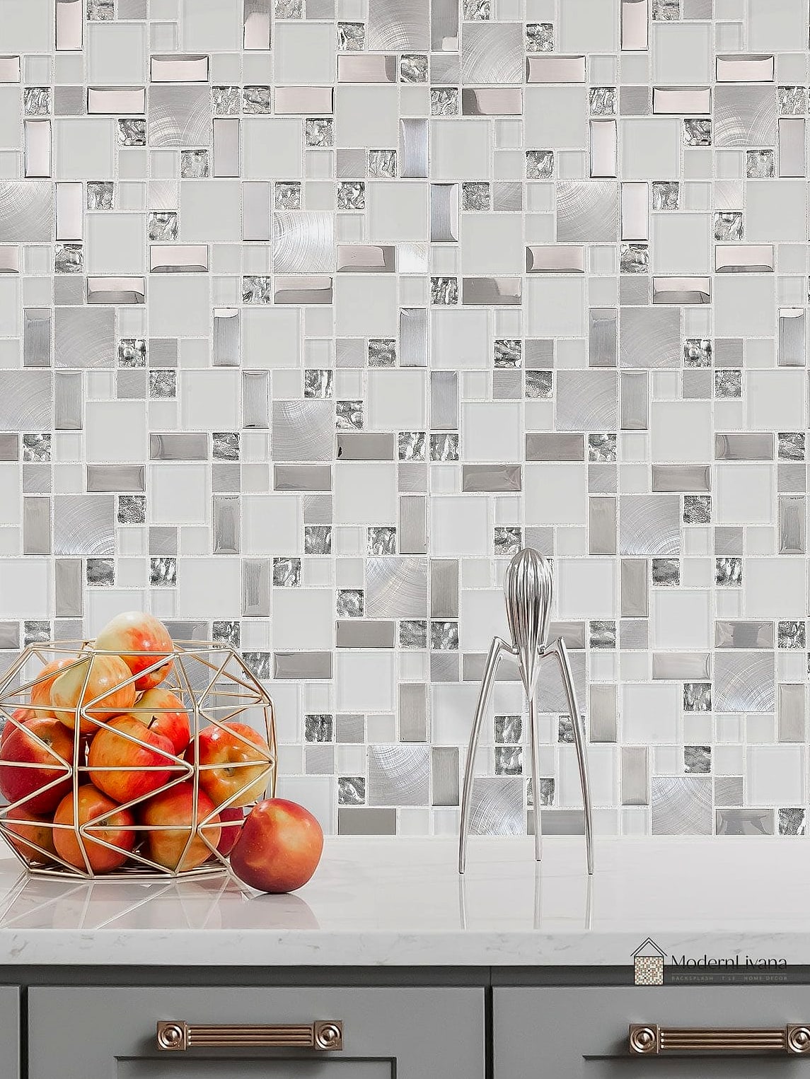 27 White Glass Metal Backsplash Ideas That Are Absolutely Worth It 28 White Glass Metal Backsplash In Small Kitchens