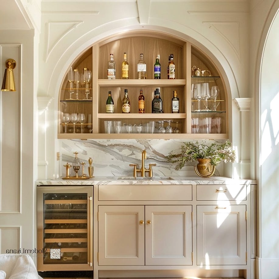 White Marble Subway Tile Combination