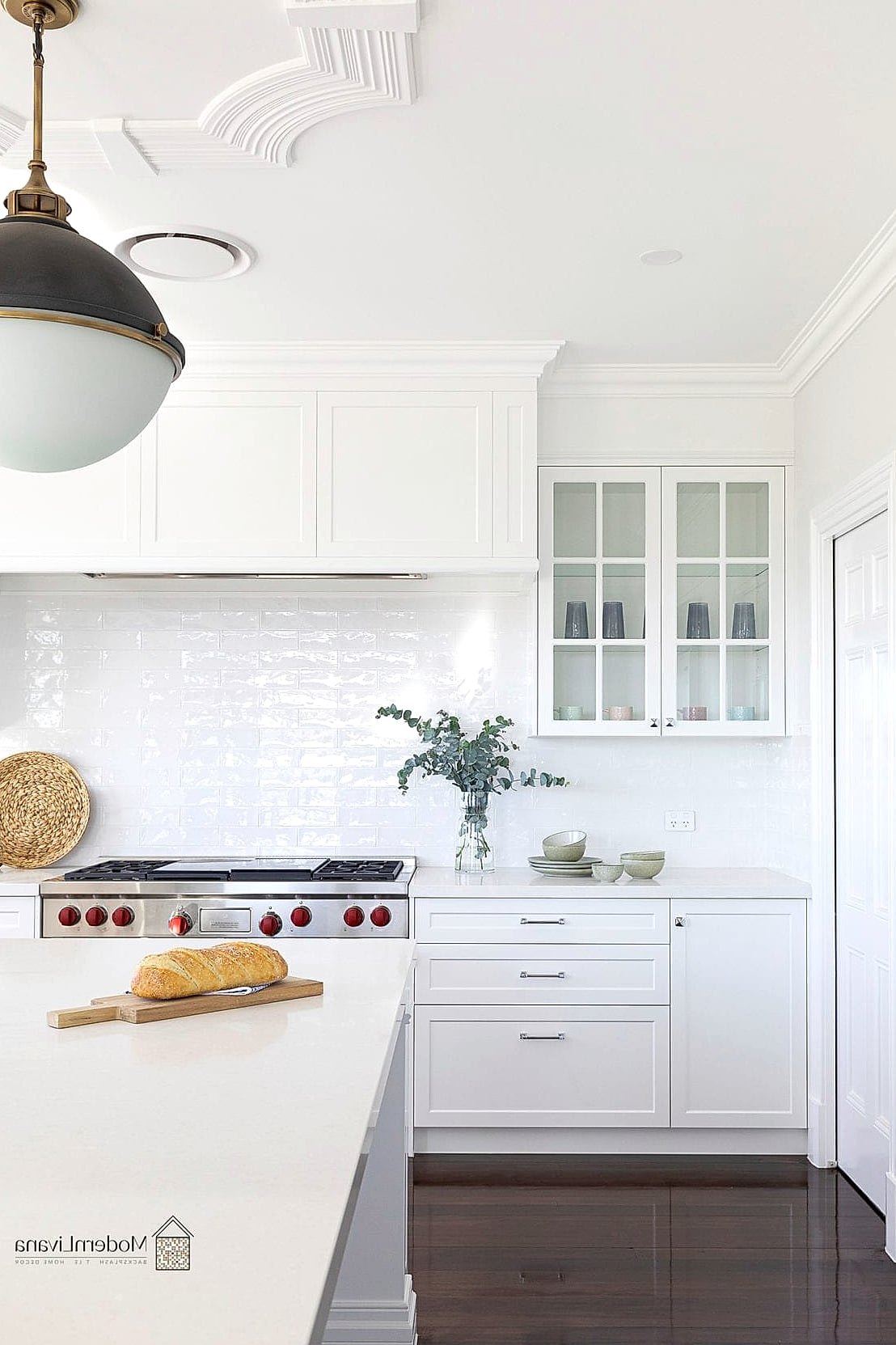 24 Kitchen Backsplash Ideas to Inspire Your Next Renovation 2 White Subway Tile with Dark Grout