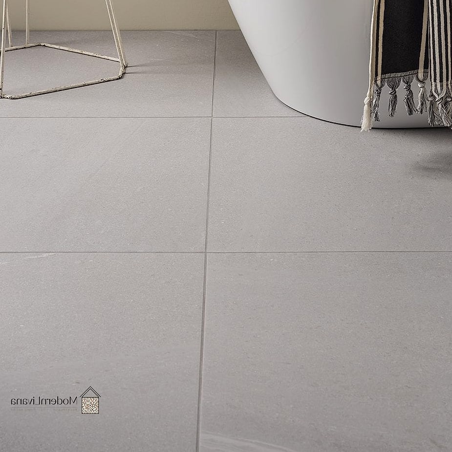 28 White Ceramic Tile Ideas Perfect for Any Budget 9 White Tile with Light Gray Grout