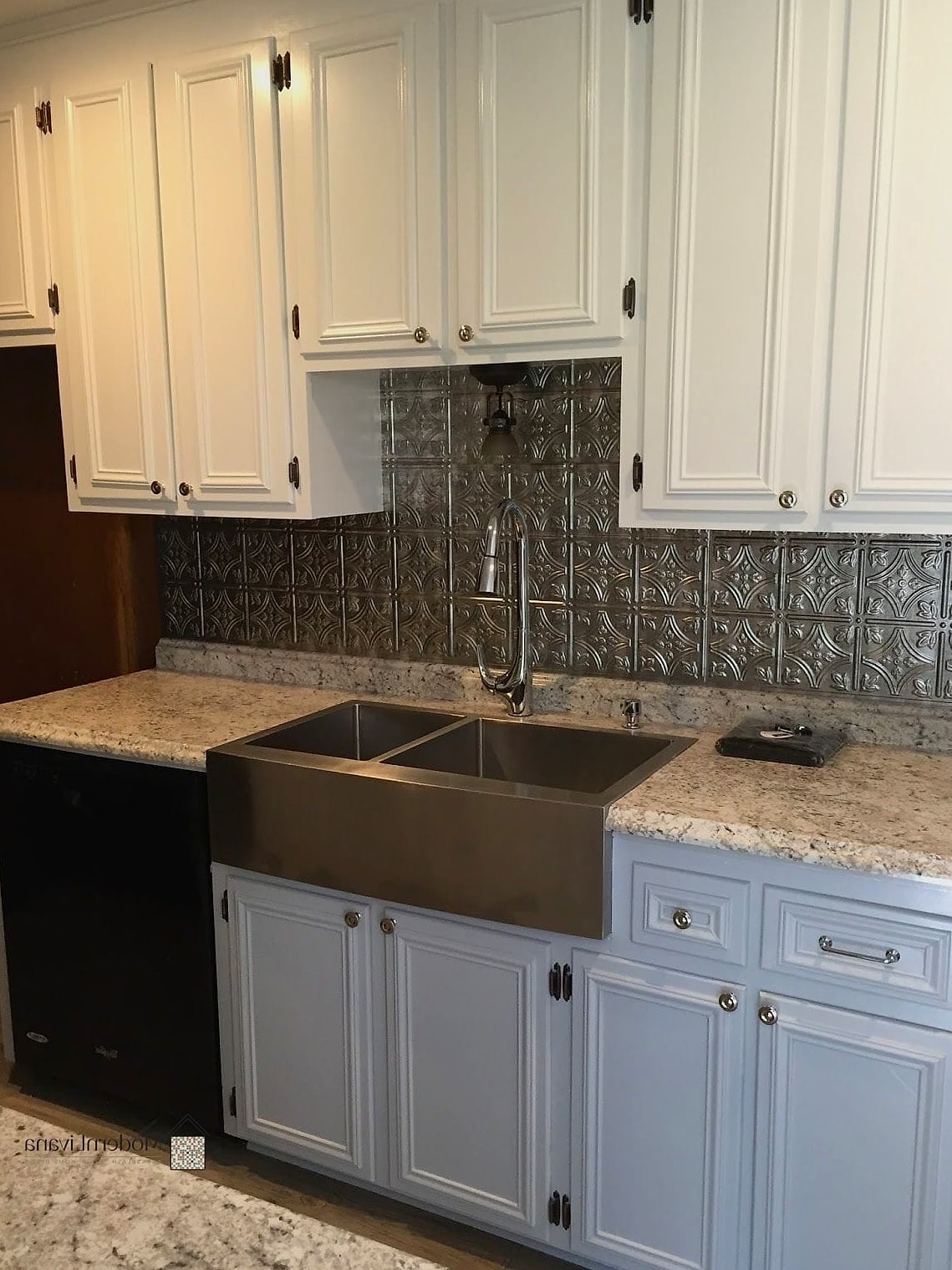 24 Tin Backsplash Ideas That Will Change How You See Your Home 3 White Tin Backsplash for a Bright Kitchen