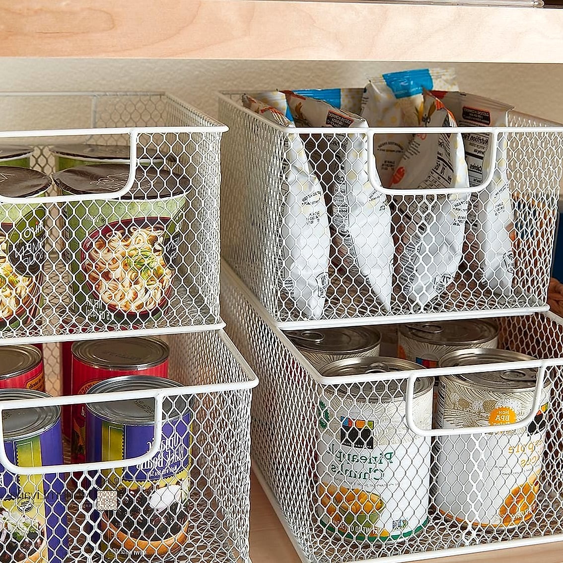 Add Baskets and Bins for Open Storage