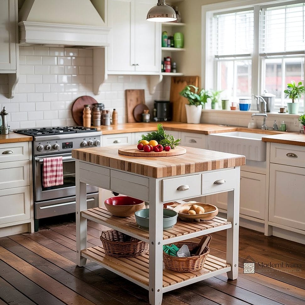Add a Butcher Block Countertop Section