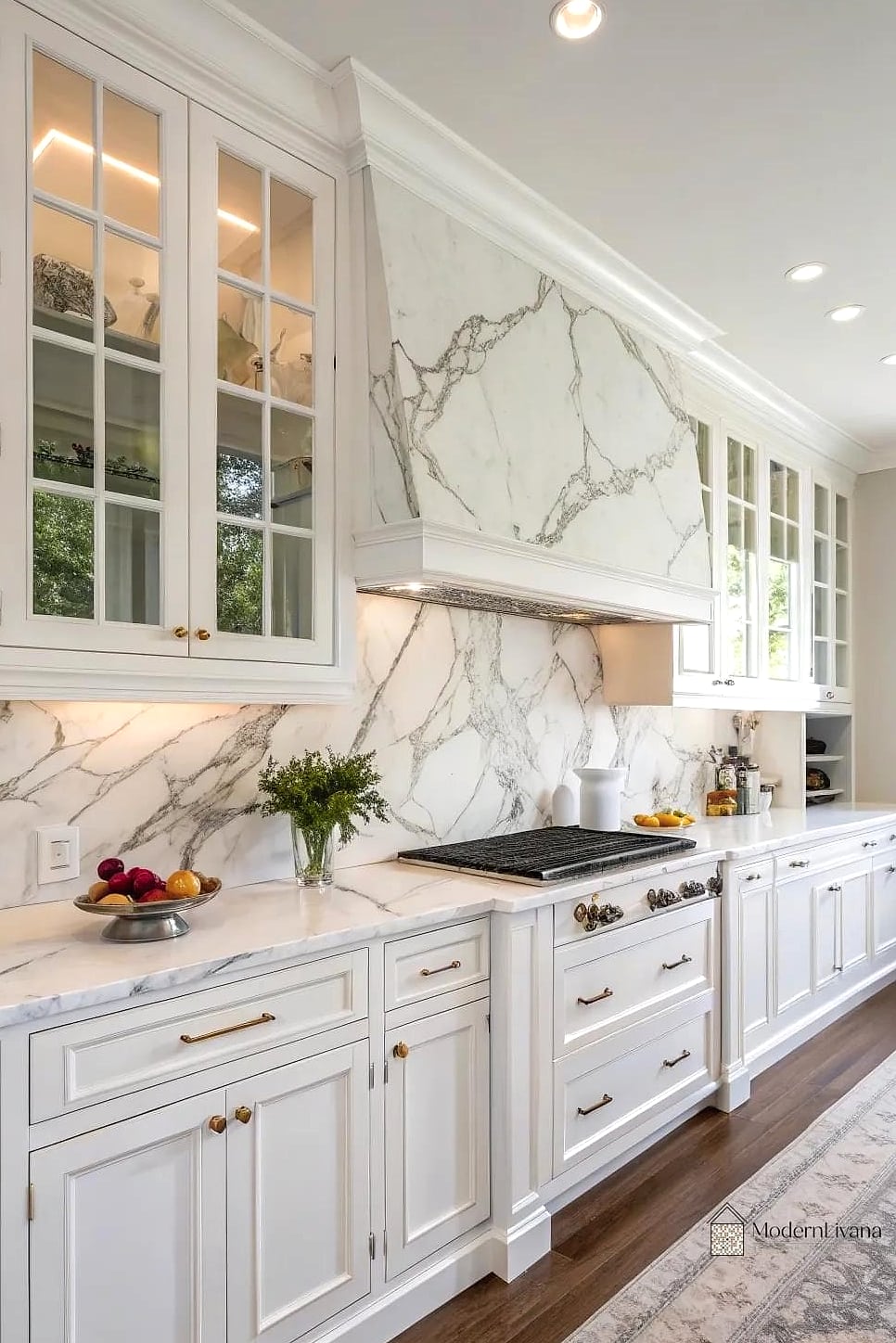 Add a Marble-Look Backsplash