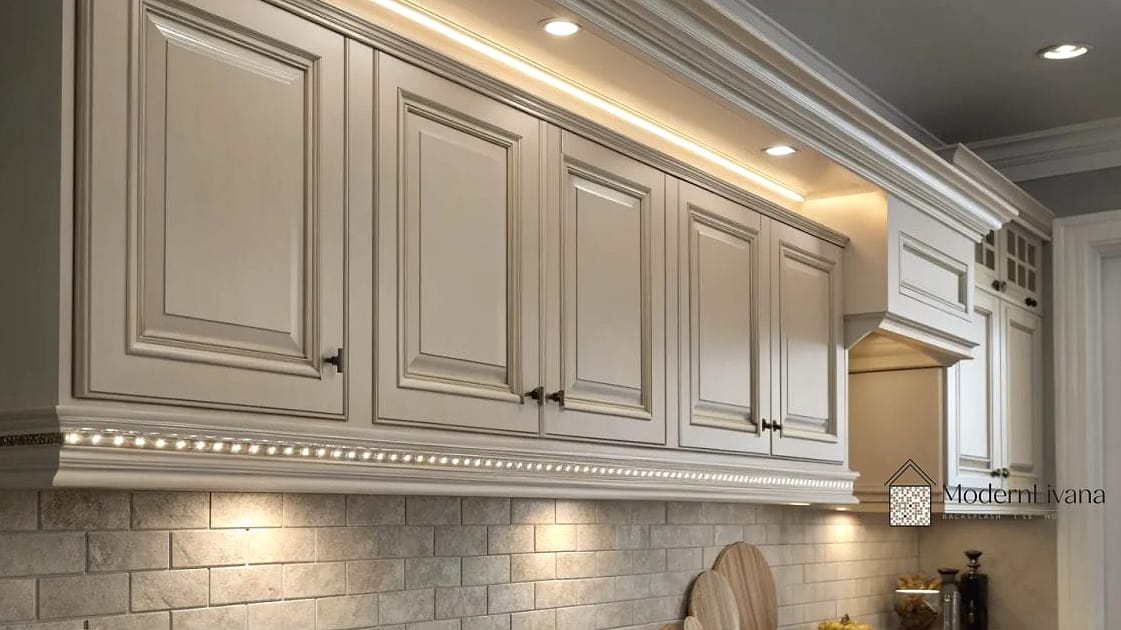 Add Molding or Paneling to a Kitchen Island