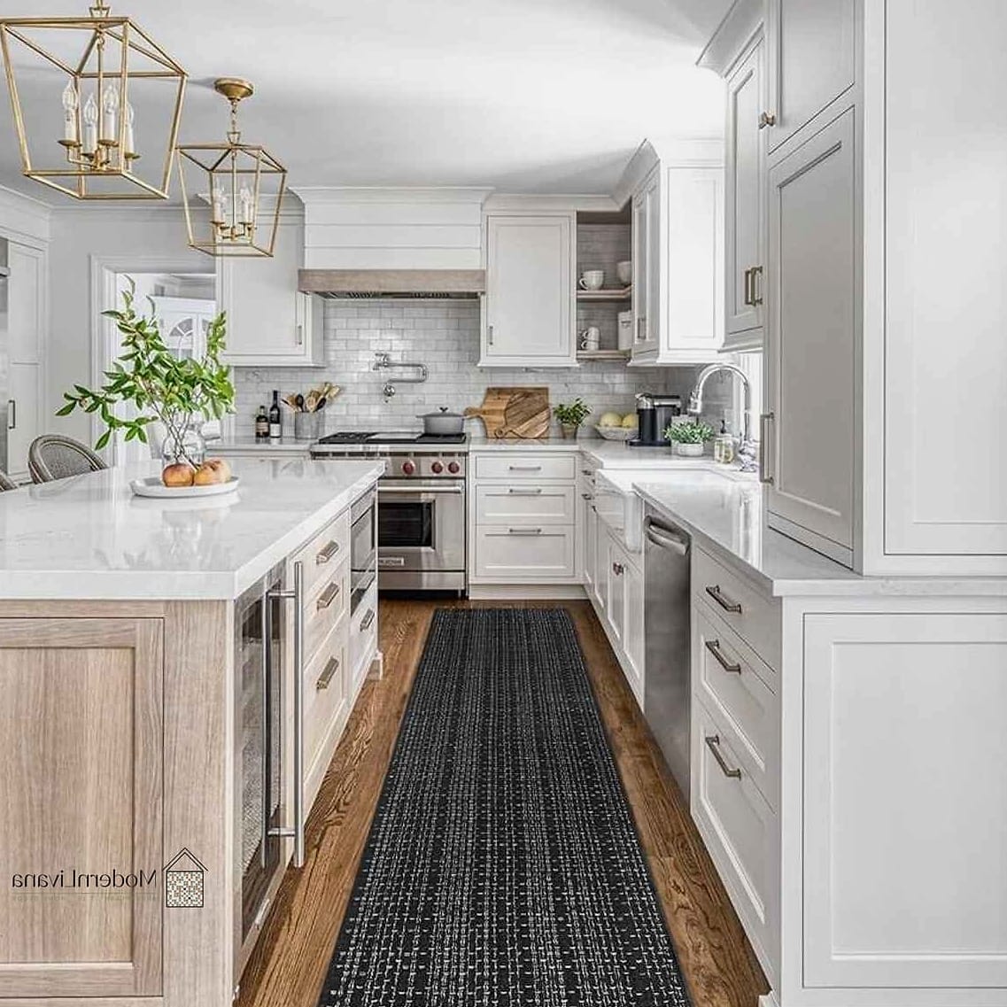 Add a Runner Rug in a Rich Pattern